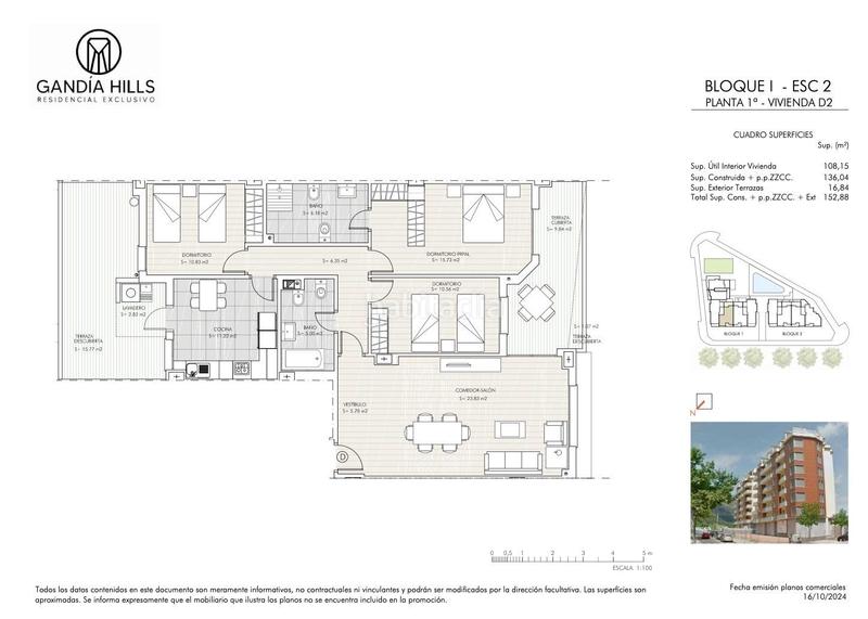 Foto 94bc072e-9c86-4226-b7eb-164019c85264. Etagenwohnung mit pool in Germaníes - Juzgados Gandia