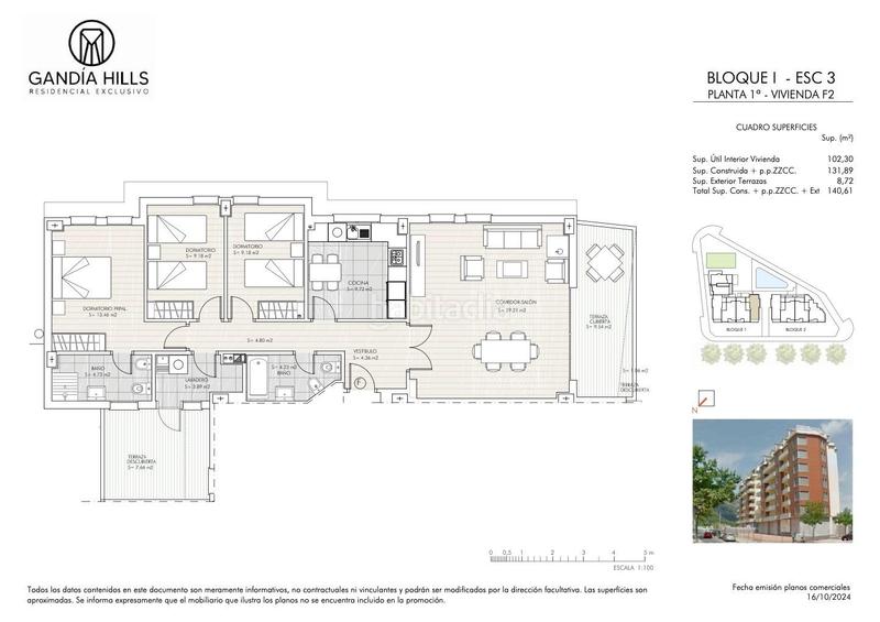 Foto bb8a4416-e67d-4040-92f7-7da73081f30a. Etagenwohnung mit pool in Germaníes - Juzgados Gandia