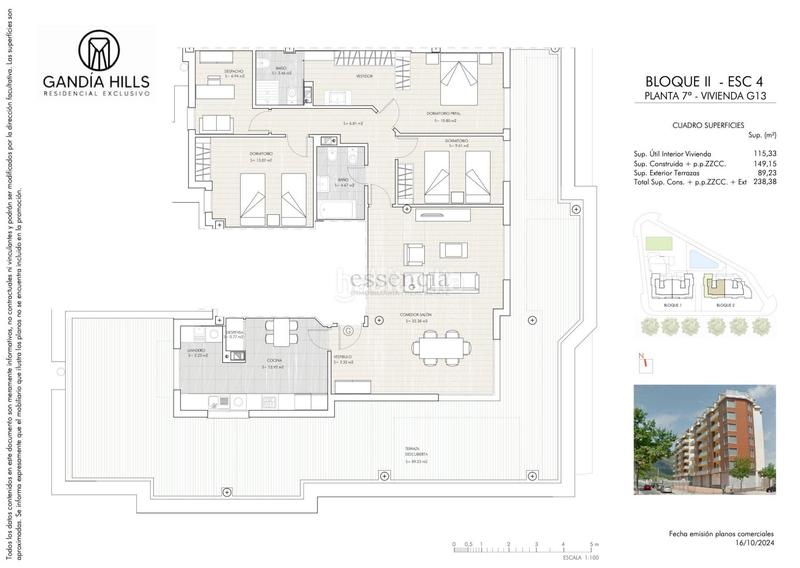 Foto 049d1833-dff1-4583-8e1c-7a5a409f622a. Attique avec piscine dans Beniopa - Sant Pere Gandia
