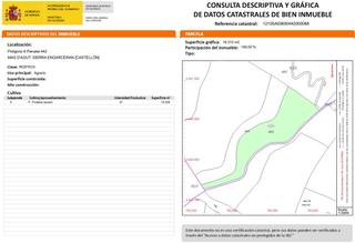 Finca rústica  Polígono 6 parcela 442 mas d'agut. sierra engarce. Venta finca rustica