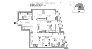 Appartement à Plaza Illes Columbretes. Piso centrico de dos habitaciones nuevo
