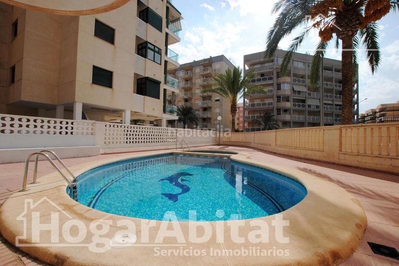 Foto aa65c763-fd6f-4639-b220-c73fb4a8b662. Piso segunda línea de playa! exterior con piscina, garaje y terraza en Daimús