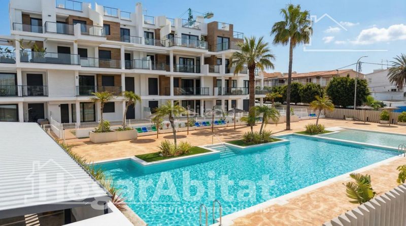 Foto 875bf222-8162-4946-8480-224aa626e7b6. Pis amb calefacció aparcament piscina a Les Bassetes - El Marjal Dénia
