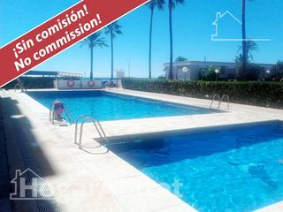 Appartement à Torreblanca. Primera línea de playa! luminoso en residencial con piscina y te