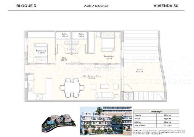 Foto e258c823-fd83-48ab-84f8-6469c4dce189. Penthouse with heating pool in balcón de Finestrat-terra marina Finestrat