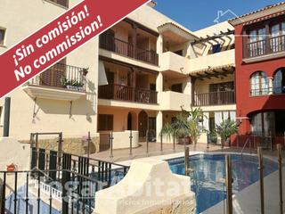 Pis  Calle baria. Junto a la playa! en residencial con piscina, garaje y terraza