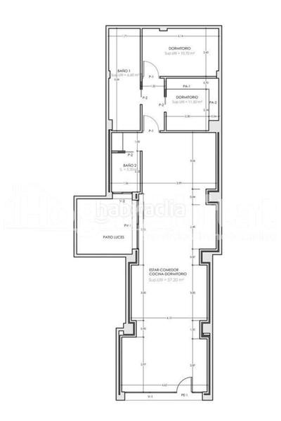 Foto 44e3fff8-f0af-414b-a98b-896f15b449e2. Appartement avec chauffage dans Barrio Benicalap Valencia