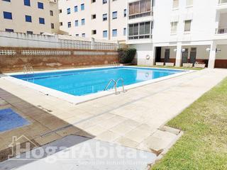 Etagenwohnung  Carretera grao. Vistas laterales al mar! amplio, bonito y exterior con piscina y