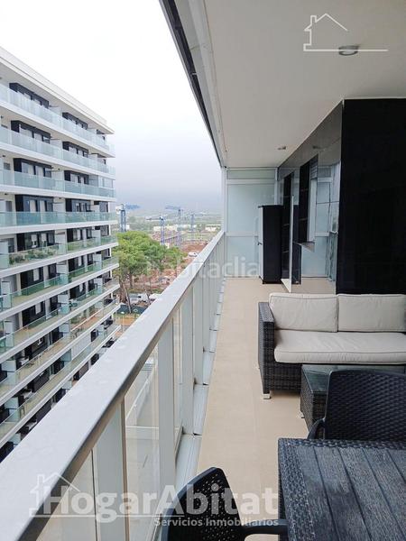 Foto a4dbe3c3-9e00-4bfa-9629-0e7a486ac2ba. Piso totalmente nuevo! exterior en residencial con piscina y terraza junto a la playa en Cabanes