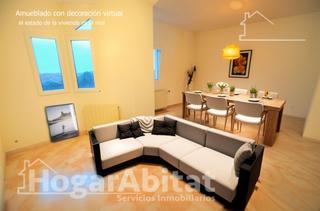 Apartamento en El Saler. Reformado en residencial con piscina en primera linea de playa
