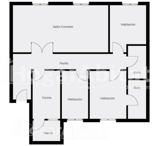 Foto 698f3f5e-9bc7-4d02-bd3b-813fb78ac9bd. Piso muy amplio con garaje y trasero en Monserrat