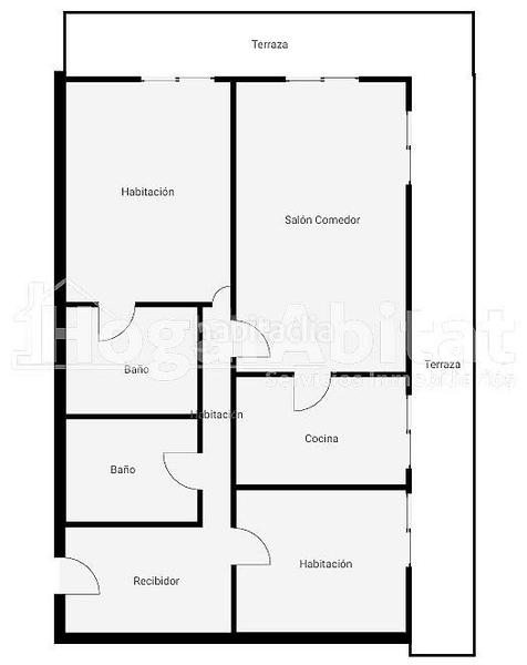 Foto 8c223c22-5bf5-438d-818e-ec5d46e89cee. Piso seminuevo y esquinero en residencial con garaje y terraza en Castellón de la Plana
