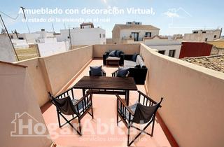 Àtic  Carrer puçol. Amplio ático con 2  terrazas