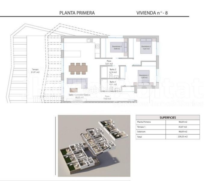 Foto 113129d2-9094-4b67-aa4d-d9b4fd948d0d. Àtic amb piscina a balcón de Finestrat-terra marina Finestrat