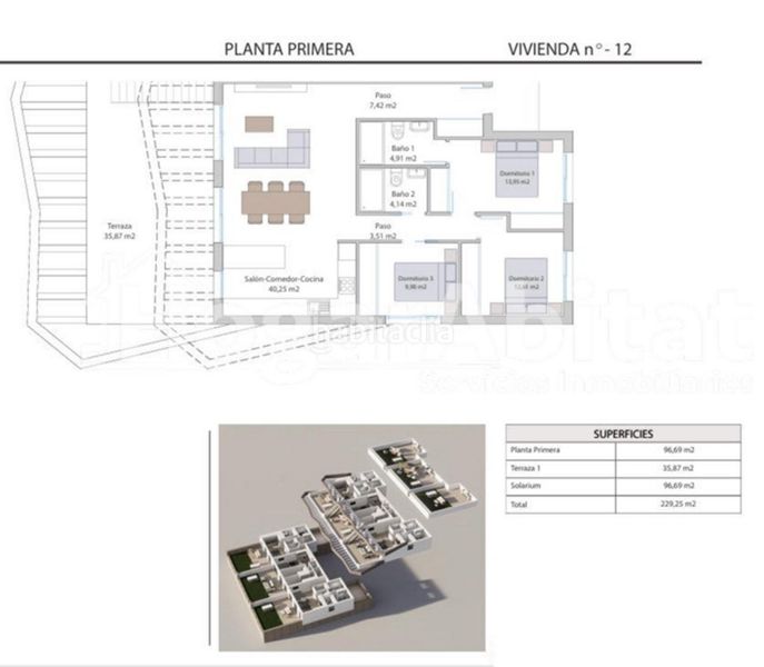 Foto 3feb7b1f-50be-486a-ba86-c84f7241d039. Àtic amb piscina a balcón de Finestrat-terra marina Finestrat