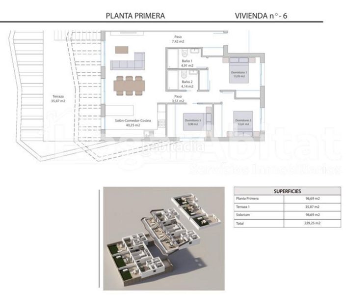 Foto 4d6b27f6-464c-44ef-b791-4b62833db1d7. Àtic amb piscina a balcón de Finestrat-terra marina Finestrat