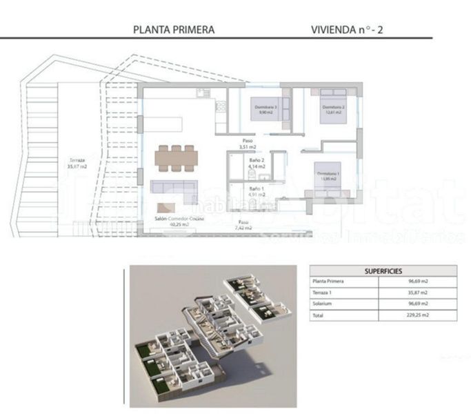 Foto 4efde098-0eff-450f-bb0c-a051e34a4b4b. Àtic amb piscina a balcón de Finestrat-terra marina Finestrat
