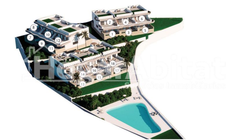 Foto 9e25aa89-8b4c-4e90-bba4-15d5e14dc511. Àtic amb piscina a balcón de Finestrat-terra marina Finestrat