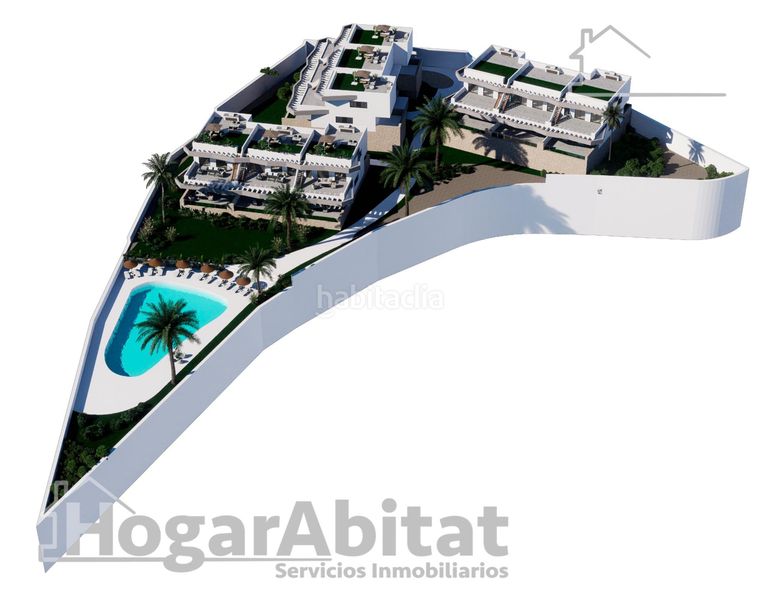 Foto 6604290d-7b12-4768-bd54-50a66cb124e6. Pis amb piscina a balcón de Finestrat-terra marina Finestrat