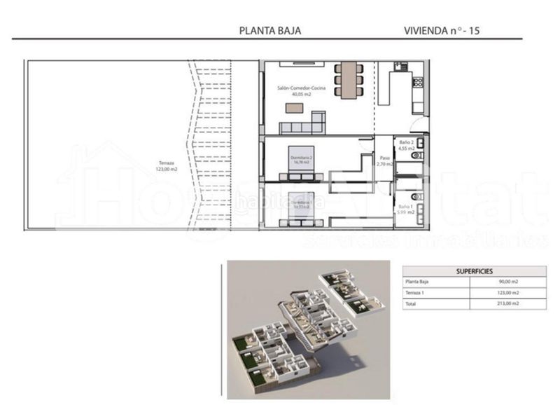 Foto cbf49560-0601-4223-98c1-ce1529a93674. Pis amb piscina a balcón de Finestrat-terra marina Finestrat
