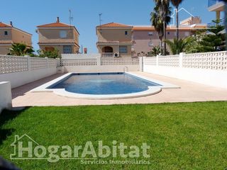 Pis  Calle cullera. Al lado mismo de la playa! seminuevo con piscina, terraza y gara