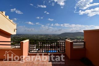Àtic  Carrer vall d'albaida. Vistas al mar! ático en residencial con garaje, terraza y piscin