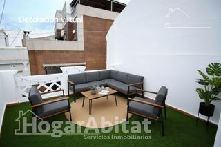 House  Calle colom. Dos casas juntas con  dos terrazas  para reformar en el centro