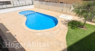 Flat  Plaza benidorm. Junto al mar! amplio y exterior en residencial con piscina, terr