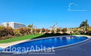 Piso  Avenida central. Vistas al mar, marina dor! amplio y exterior en residencial de l