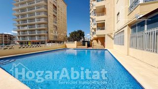 Flat  Calle mar blau. Primera linea de la playa!  con piscina  y terraza con vistas al