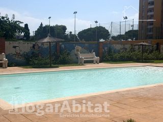 Pis  Calle arroz y tartana. Con terraza y piscina en residencial con vistas al mar!