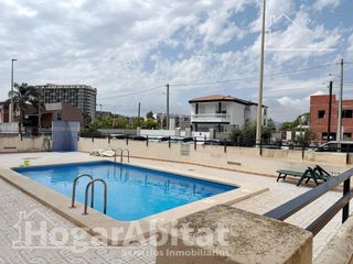Flat  Calle marbella. Playa de masbó! exterior  en residencial con garaje,  y piscina,