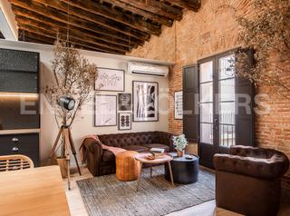 Loft à Raval. Loft de diseño con solarium en el raval
