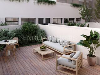 Attique à Santa Eulàlia. Soleada planta baja dúplex con terraza