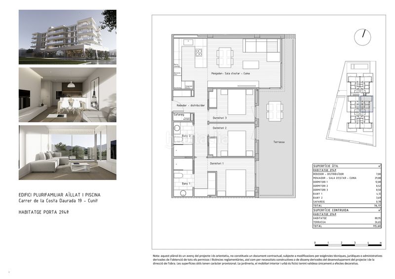 Foto bbd15c90-b107-44e6-ae5d-bf4a72a5b953. Pis amb calefacció aparcament piscina a Cunit residencial Cunit