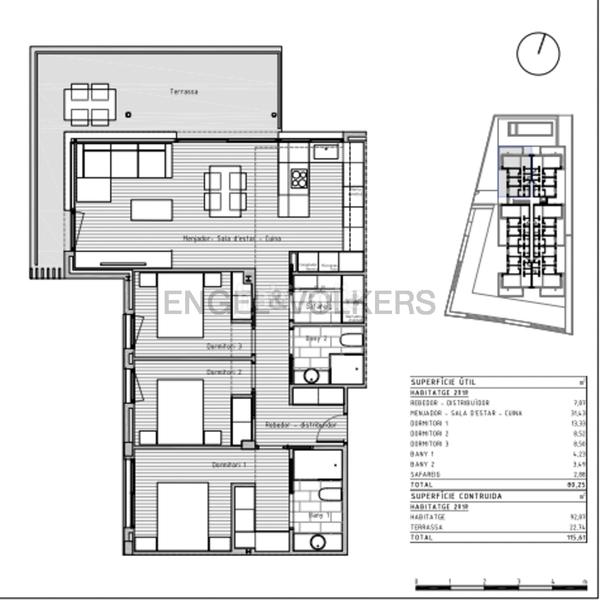 Foto 96750b31-2661-43ff-9023-08d51fdfc026. Piccolo appartamento con riscaldamento parcheggio piscina in Cunit