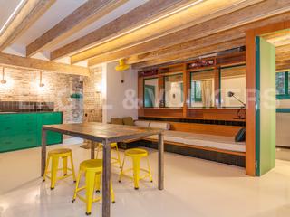 Apartamento en Raval. Estupenda planta baja tipo loft sin cedula