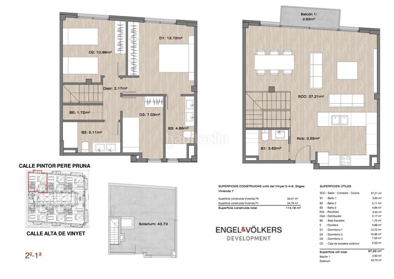 Foto f0f6b374-c284-4a9d-a90d-dcc4b5d4c1c5. Attico con riscaldamento parcheggio in Can Pei Sitges
