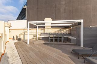 Miete Dachwohnung in Dreta de l´Eixample. Espectacular ático en alquiler temporal eixample