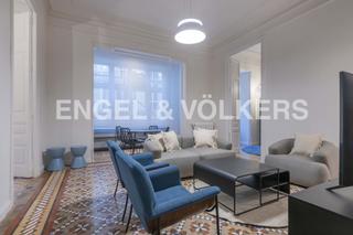 Miete Appartement in Dreta de l´Eixample. Elegante piso temporal de 4 dormitorios