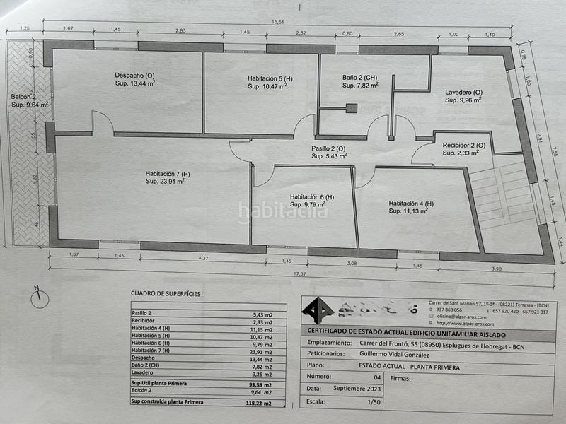 Foto 9597b2c1-a750-476f-9868-bd9df0b7c399. Casa con riscaldamento parcheggio piscina in La Miranda Esplugues de Llobregat