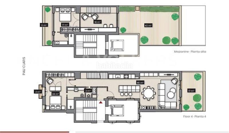 Foto 2b80a7da-1ccc-4917-b8f8-a76f8f6ade84. Penthouse 179m<sup>2</sup> in Dreta de l´Eixample Barcelona