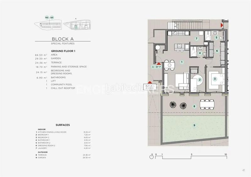 Foto b78c7dac-34c4-4586-8de9-8a717bd3064c. Ground floor 98m<sup>2</sup> with heating pool in Ametllers - Poble Sec Sitges