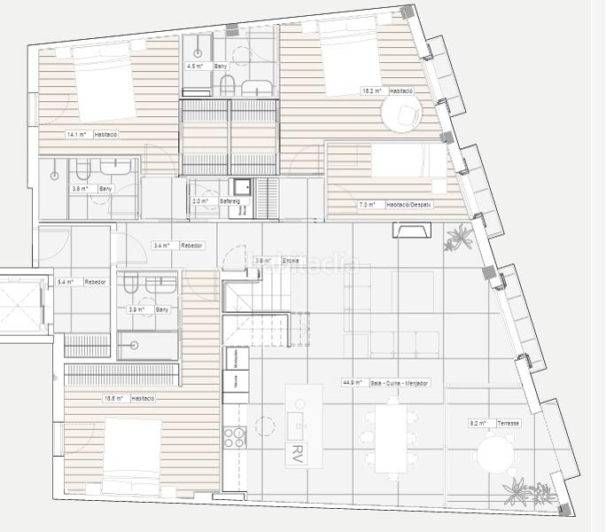 Foto afb7f513-0a91-4ebc-ab05-fab2320bd41c. Dachwohnung mit heizung parking in Centre - Estació Sant Cugat del Vallès