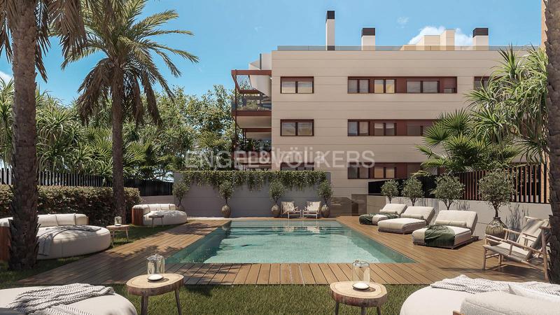 Foto acd771bc-1a8a-4a74-ac2a-63579a3d8f18. Àtic amb calefacció aparcament piscina a Montmar Castelldefels