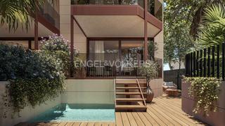 Apartament a Montmar. Exclusiva planta baja de lujo en castelldefels con terraza y pis