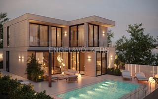 Maison à Vilassar de Dalt. Villa de lujo ecológica con vistas al mar en vilassar de dalt, a