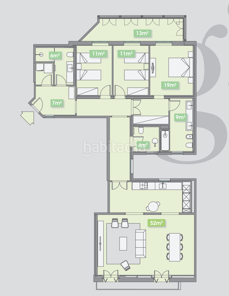 Foto 9cb4ffdc-8625-4351-85ec-e0eb7728c53e. Apartament amb calefacció piscina a Dreta de l´Eixample Barcelona