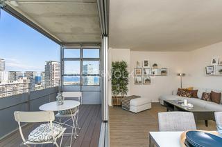 Appartement à Diagonal Mar i el Front Marítim del Poblenou. Amplio piso con vistas al mar