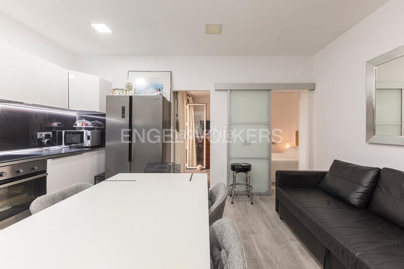 Foto f8fd3d84-3b75-4c5c-98f3-b92f7b4bd879. Piccolo appartamento con riscaldamento in Vila de Gràcia Barcelona